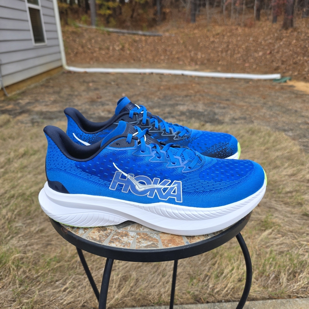 Hoka Mach 6 1147790 ECC Cobalt Blue/Navy Running Shoes Sneakers Men's Size 12 D